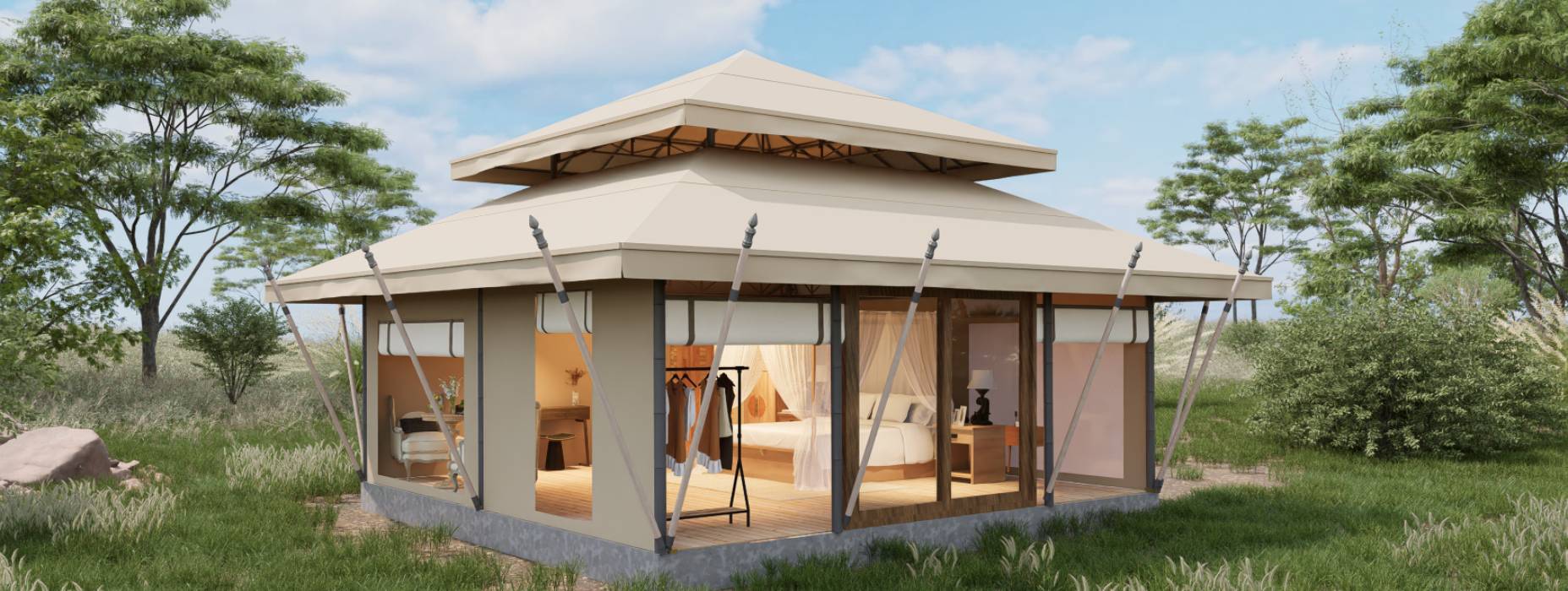 柳州户外野奢帐篷